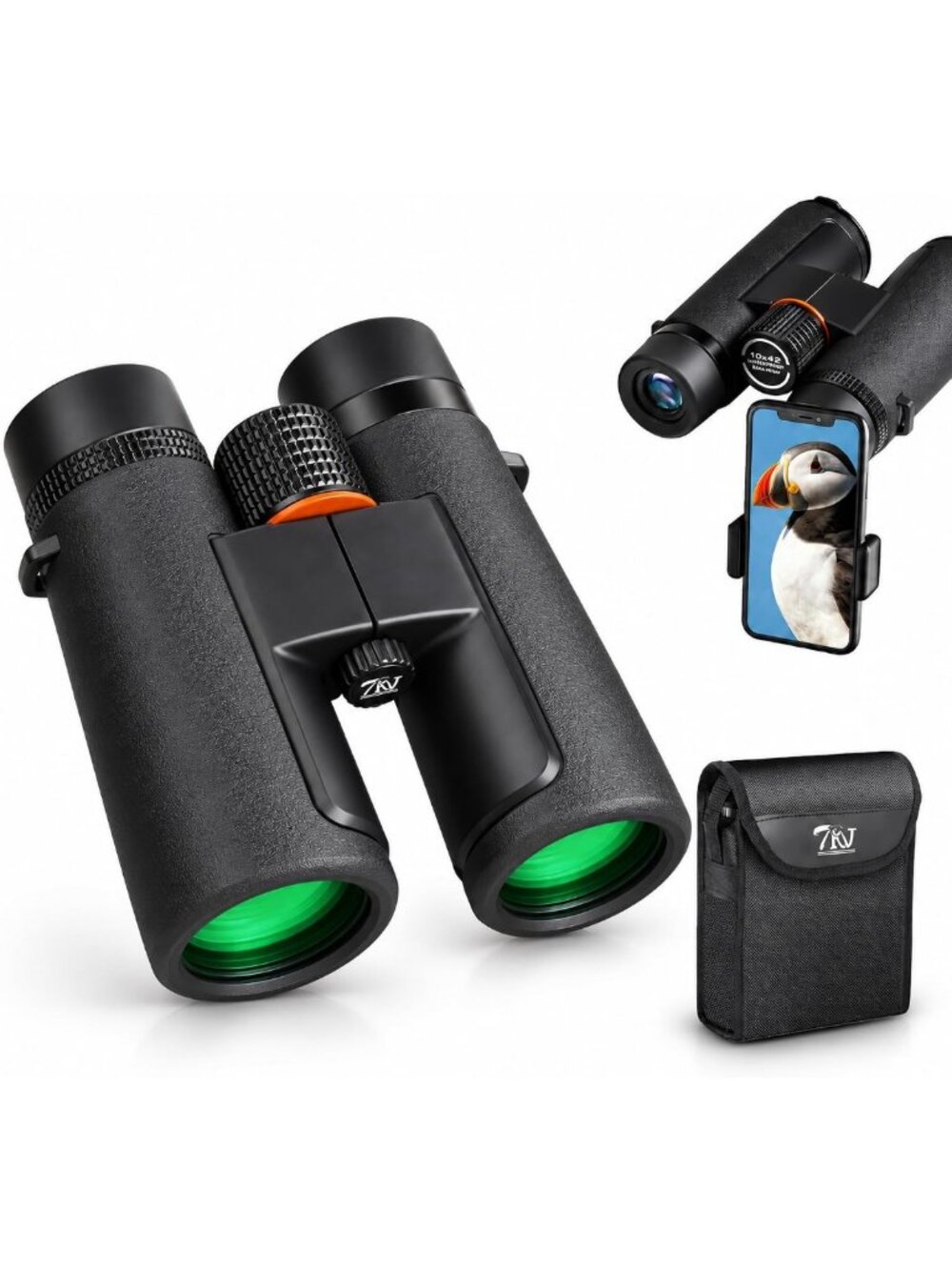 High-Powered 10X42 Waterproof Binoculars for Birdwatching & Outdoor Adventures